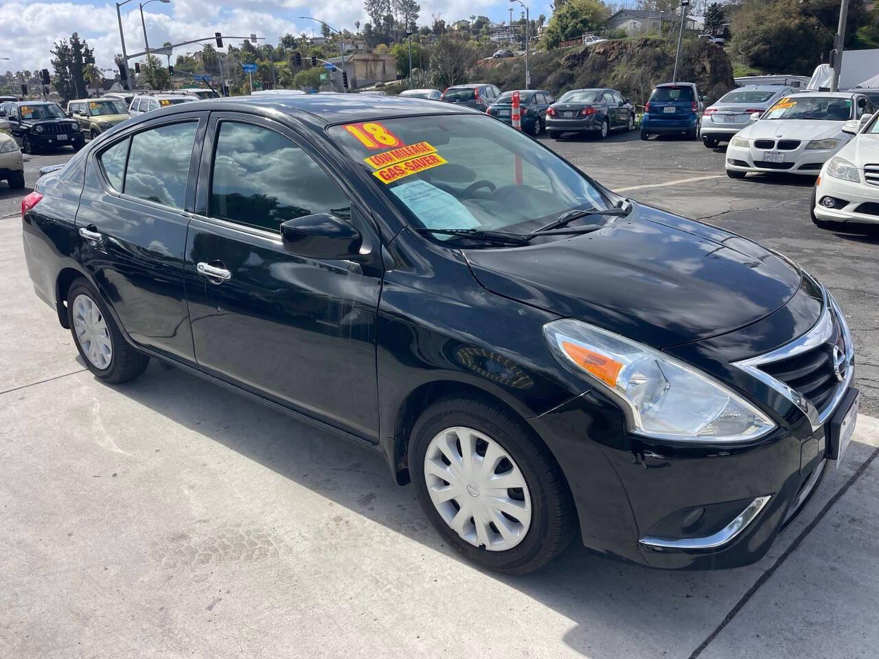 2018 Nissan Versa S Plus — Sedan — 50,512 mi — Vista, CA