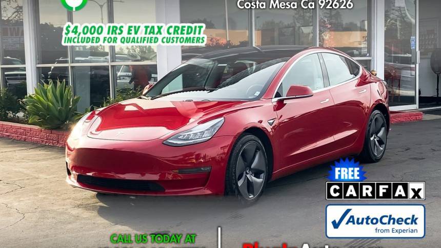 2018 Tesla Model 3 Long Range — Sedan — 51,584 mi — Costa Mesa, CA