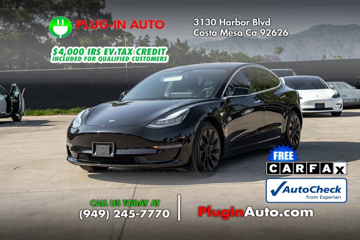 2018 Tesla Model 3 Mid Range — Sedan — 74,883 mi — Costa Mesa, CA