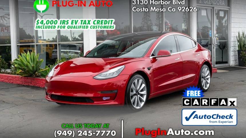 2018 Tesla Model 3 Mid Range — Sedan — 71,717 mi — Costa Mesa, CA
