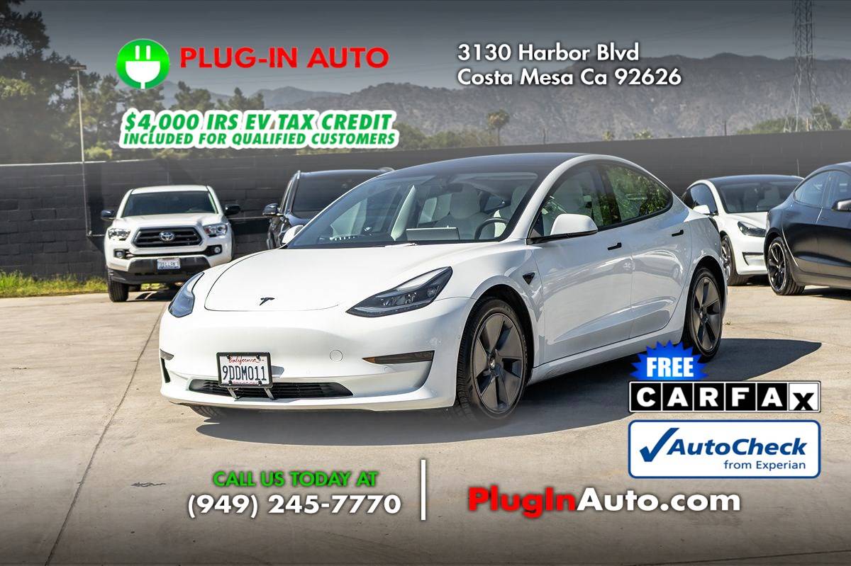 2022 Tesla Model 3 Standard Range Plus — Sedan — 18,826 mi — Costa Mesa, CA