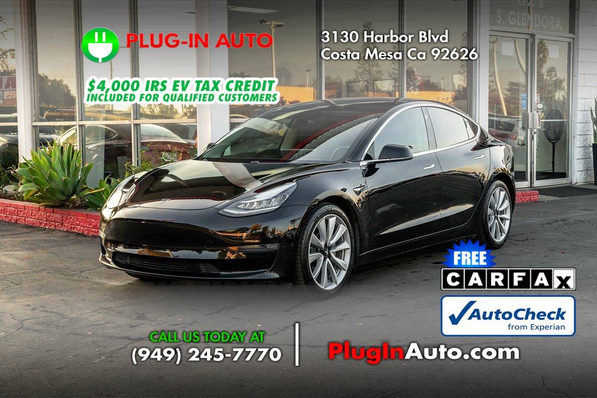 2018 Tesla Model 3 Mid Range — Sedan — 66,361 mi — Costa Mesa, CA