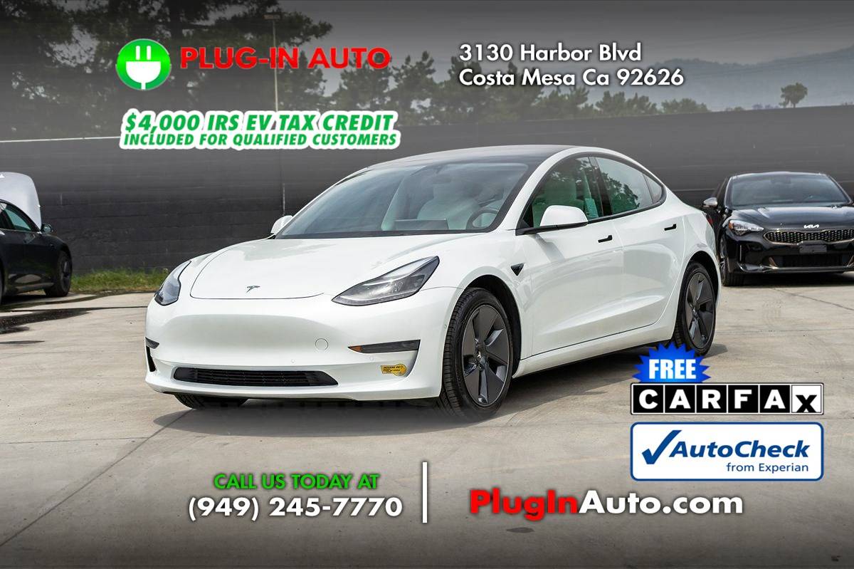 2022 Tesla Model 3 Standard Range Plus — Sedan — 41,541 mi — Costa Mesa, CA