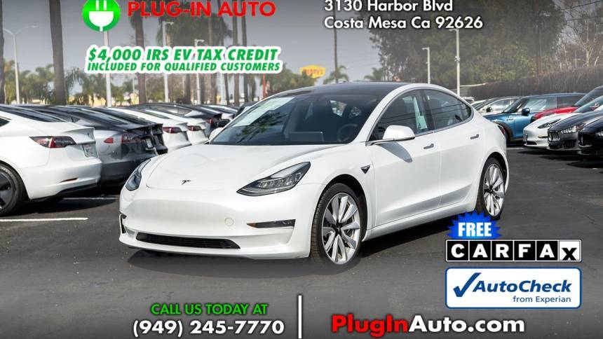 2018 Tesla Model 3 Mid Range — Sedan — 55,842 mi — Costa Mesa, CA
