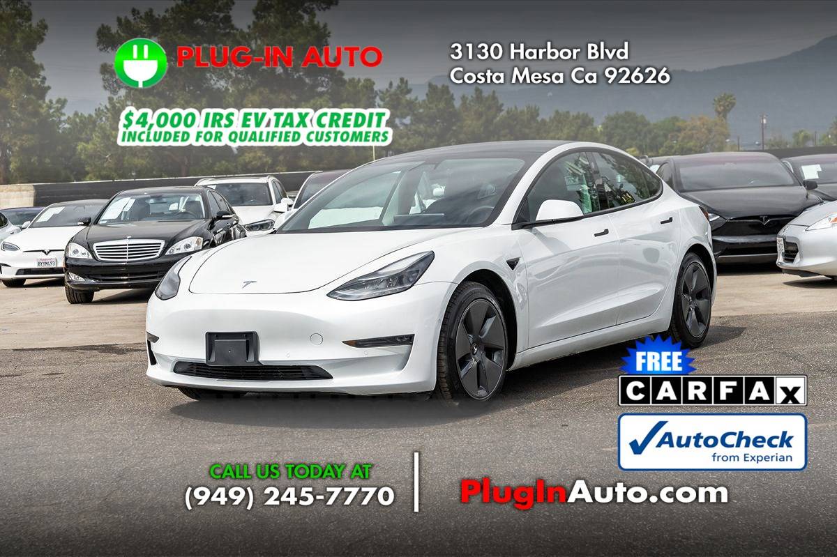 2021 Tesla Model 3 Standard Range Plus — Sedan — 42,677 mi — Costa Mesa, CA