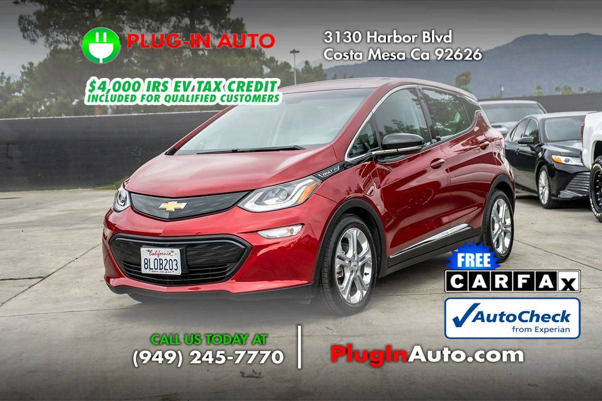2019 Chevrolet Bolt EV LT — Hatchback — 34,163 mi — Costa Mesa, CA