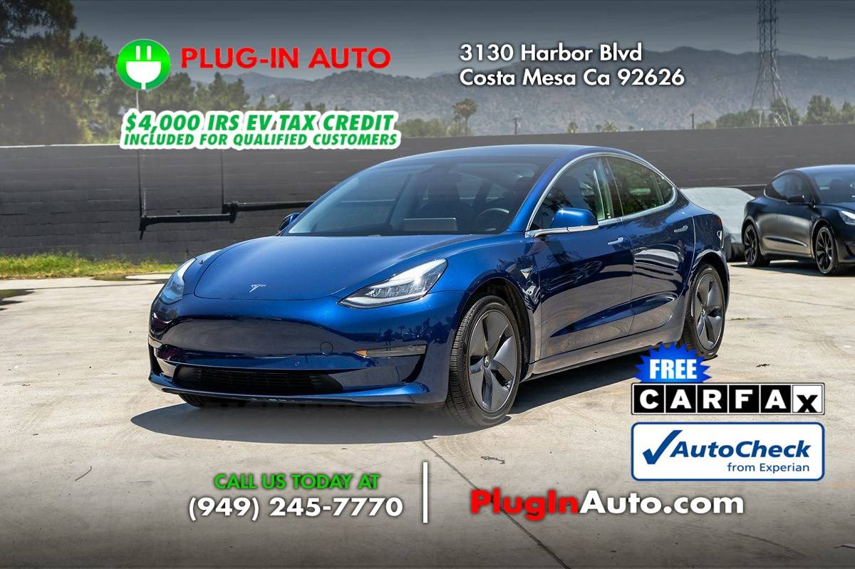 2020 Tesla Model 3 Standard Range Plus — Sedan — 57,282 mi — Costa Mesa, CA
