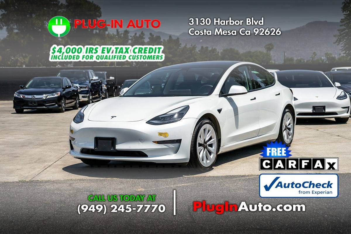 2022 Tesla Model 3 Standard Range Plus — Sedan — 28,402 mi — Costa Mesa, CA