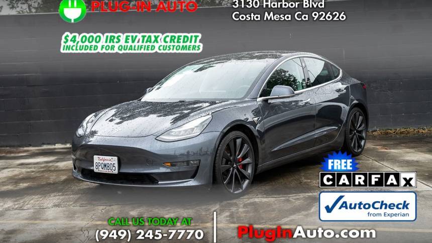 2020 Tesla Model 3 Performance — Sedan — 48,355 mi — Costa Mesa, CA