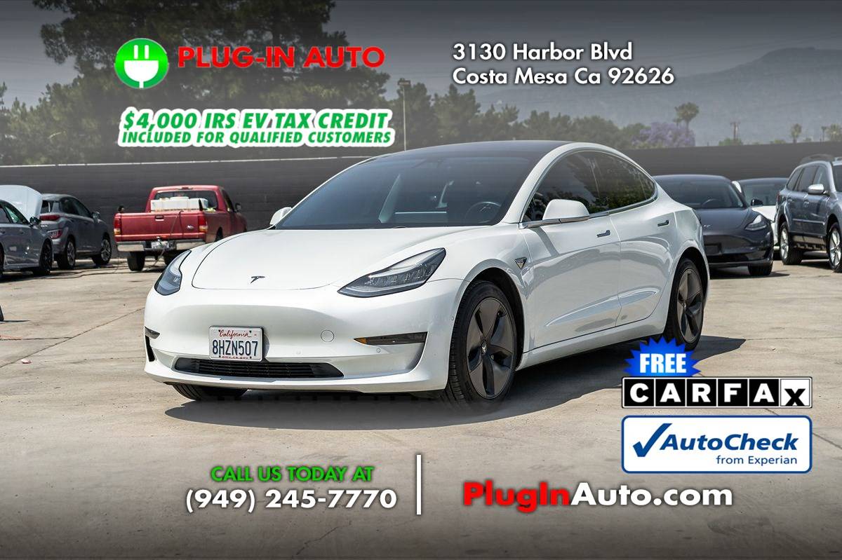 2018 Tesla Model 3 Mid Range — Sedan — 69,232 mi — Costa Mesa, CA