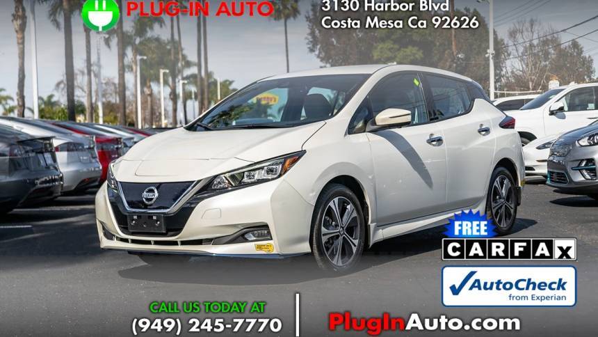 2022 Nissan LEAF SL PLUS — Hatchback — 9,490 mi — Costa Mesa, CA