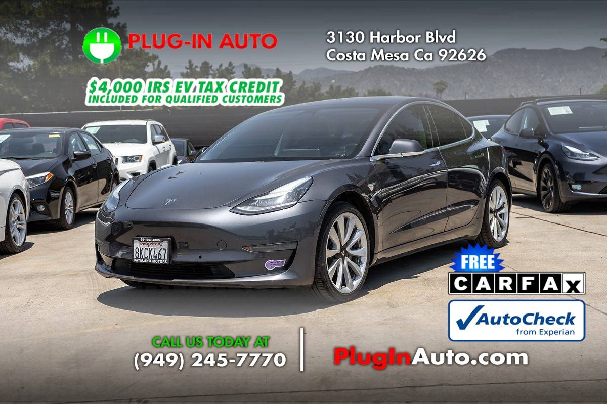 2019 Tesla Model 3 Long Range — Sedan — 74,023 mi — Costa Mesa, CA