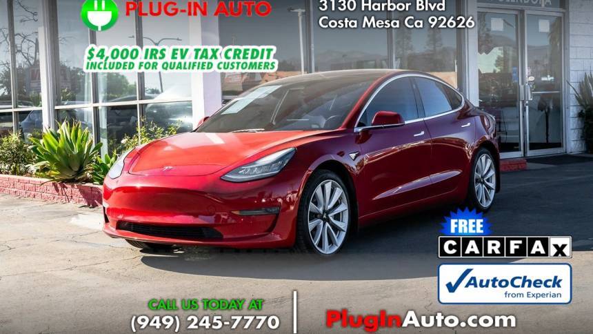 2018 Tesla Model 3 Long Range — Sedan — 97,036 mi — Costa Mesa, CA
