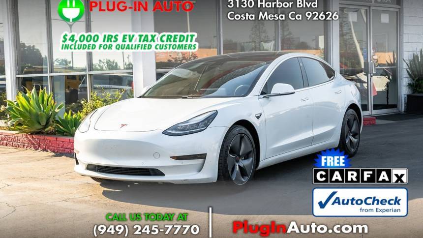 2020 Tesla Model 3 Standard Range Plus — Sedan — 88,509 mi — Costa Mesa, CA