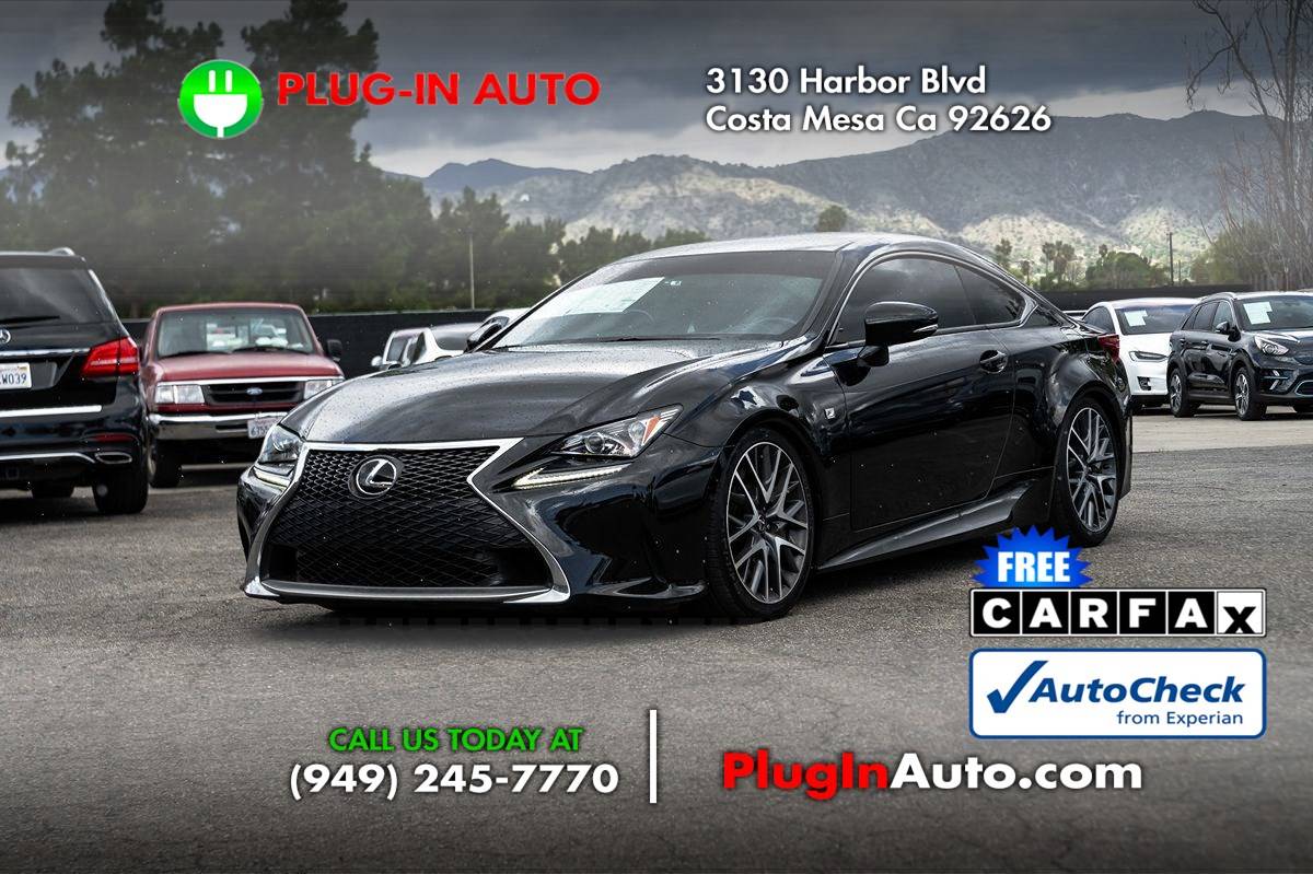2016 Lexus RC RC 200t — Coupe — 80,969 mi — Costa Mesa, CA