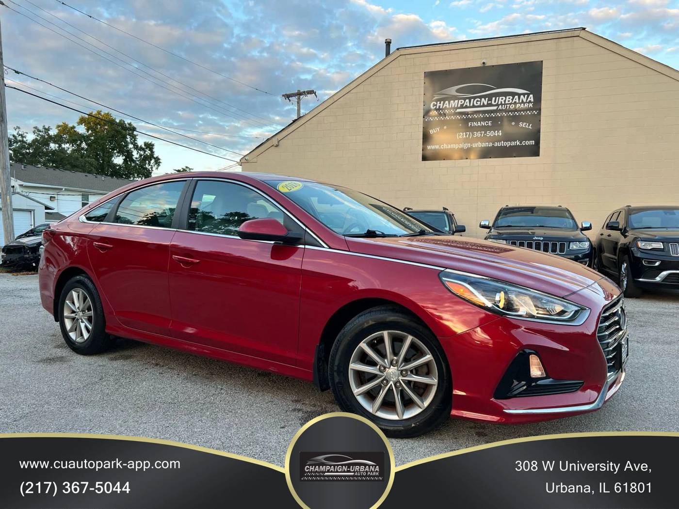 2018 Hyundai Sonata SE — Sedan — 107,629 mi — Urbana, IL