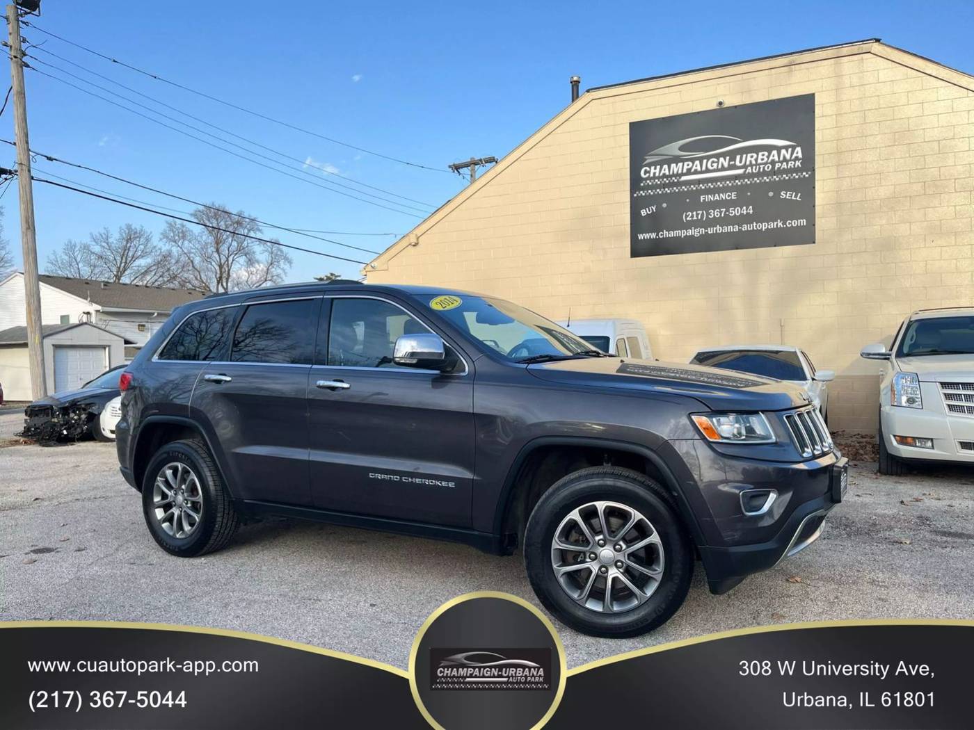 2014 Jeep Grand Cherokee Limited — SUV — 153,555 mi — Urbana, IL