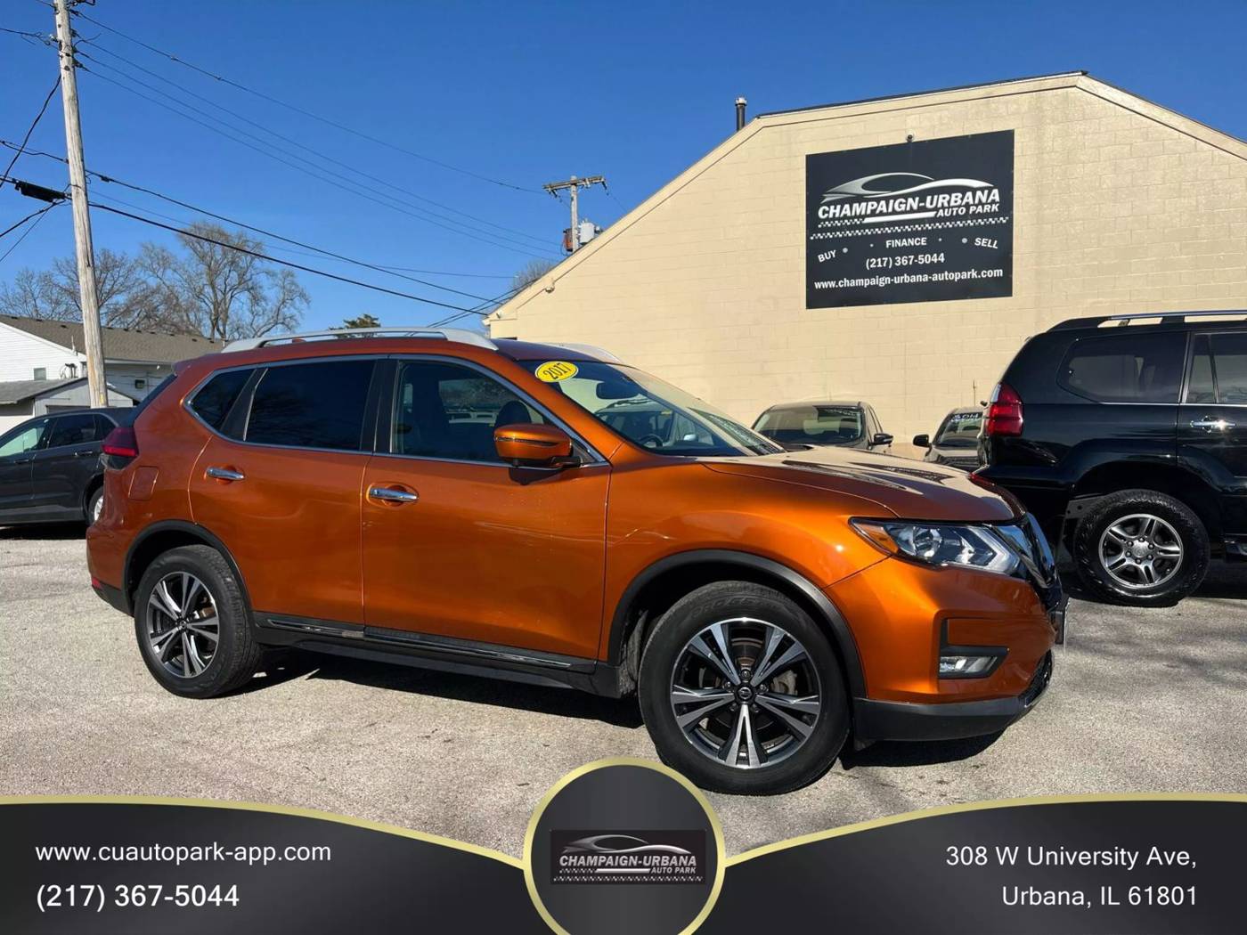 2017 Nissan Rogue SL — SUV — 126,908 mi — Urbana, IL