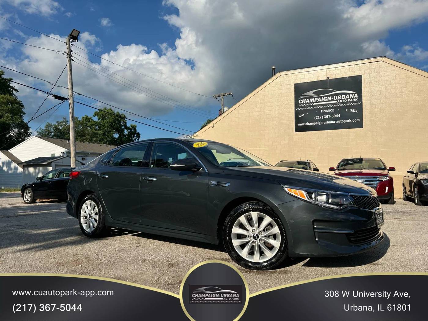 2016 Kia Optima EX — Sedan — 139,966 mi — Urbana, IL