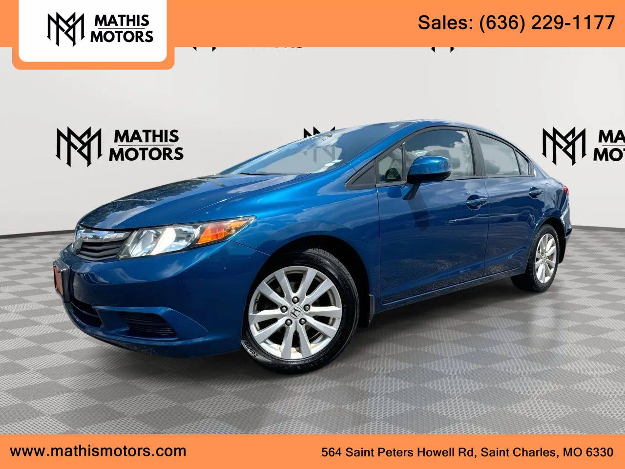 2012 Honda Civic EX — Sedan — 132,964 mi — St Charles, MO