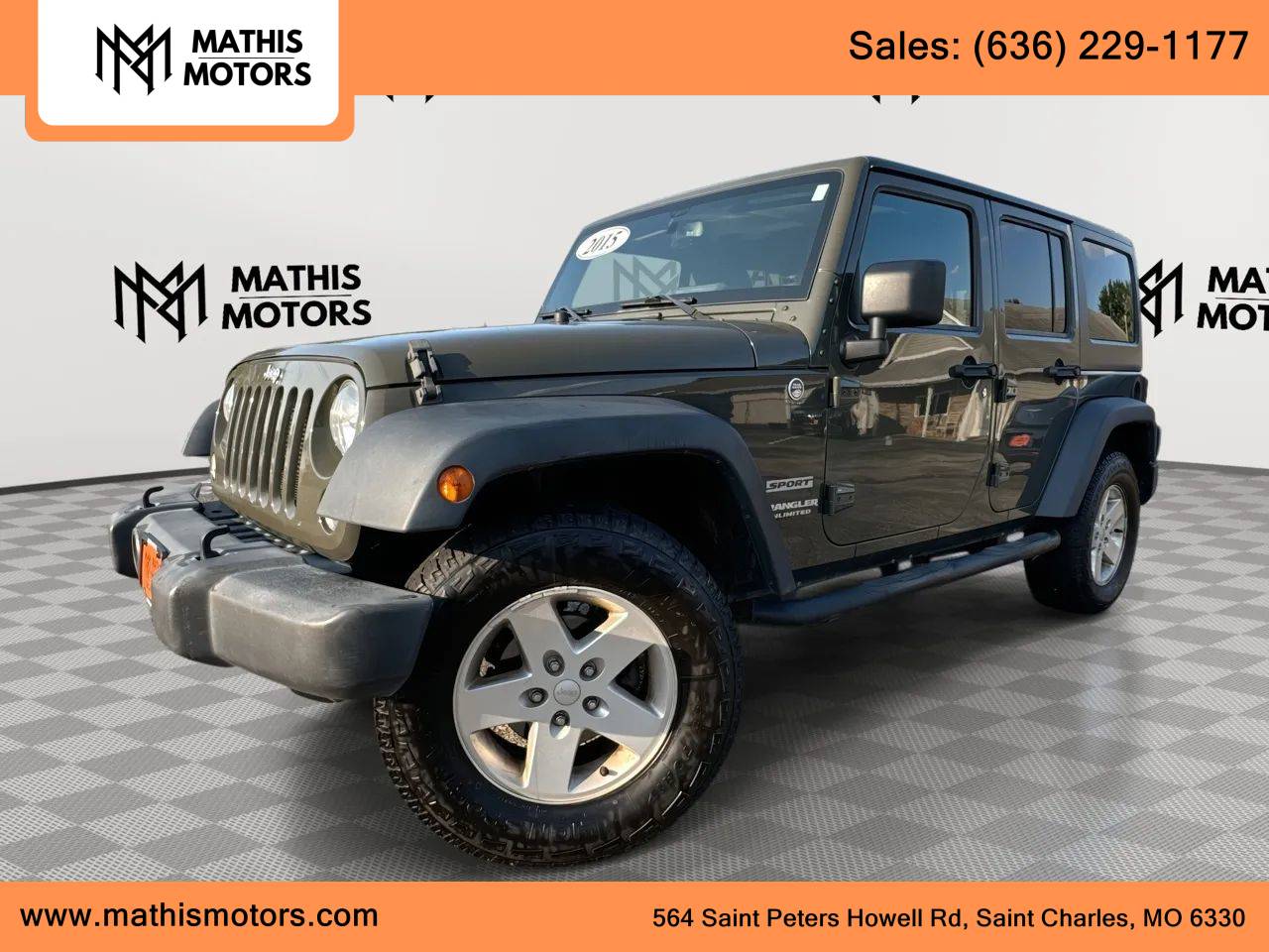 2015 Jeep Wrangler Sport — SUV — 180,534 mi — St Charles, MO