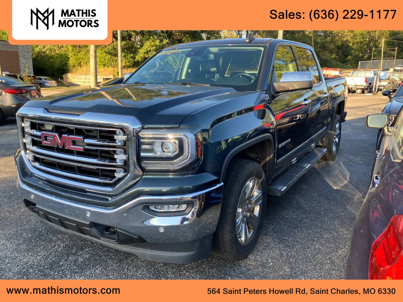 2017 GMC Sierra 1500 SLT — Pickup Truck — 142,172 mi — St Charles, MO