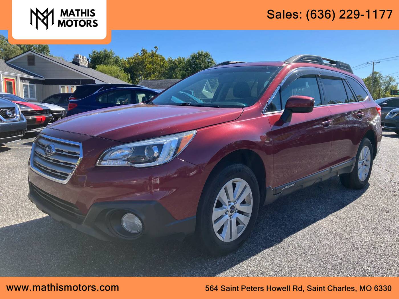 2017 Subaru Outback 2.5i Premium — SUV — 133,032 mi — St Charles, MO