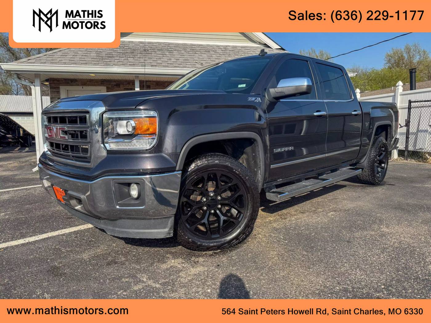 2014 GMC Sierra 1500 SLT — Pickup Truck — 173,707 mi — St Charles, MO