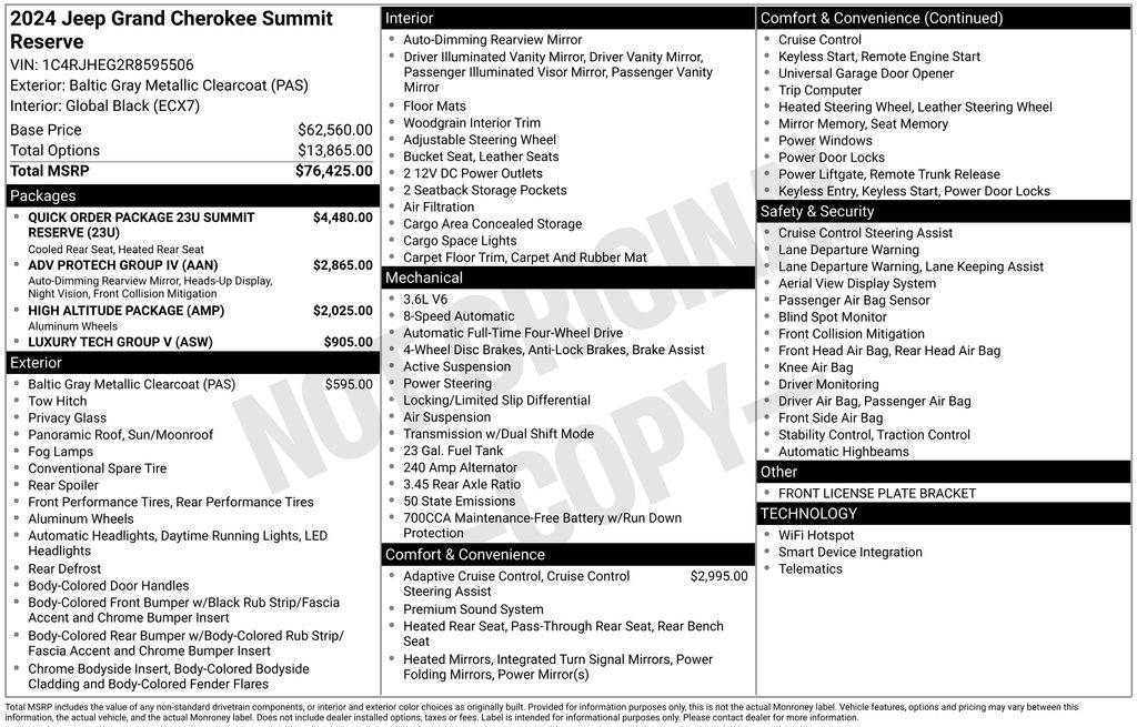 2024 Jeep Grand Cherokee Summit Reserve — SUV — 13,331 mi — Loveland, CO
