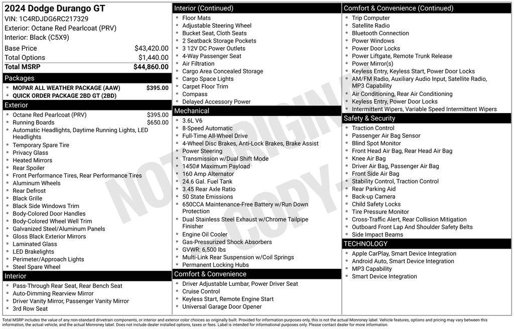 2024 Dodge Durango GT — SUV — 33,412 mi — Loveland, CO