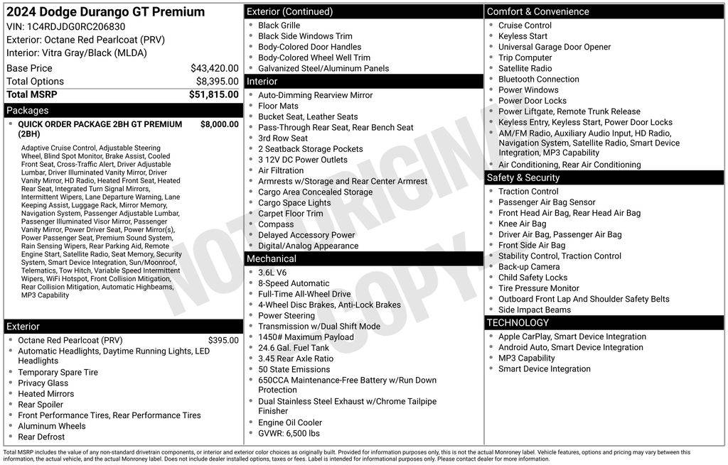 2024 Dodge Durango GT Premium — SUV — 21,734 mi — Loveland, CO