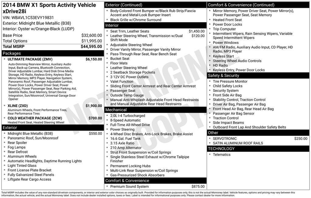 2014 BMW X1 28i — SUV — 102,600 mi — Loveland, CO