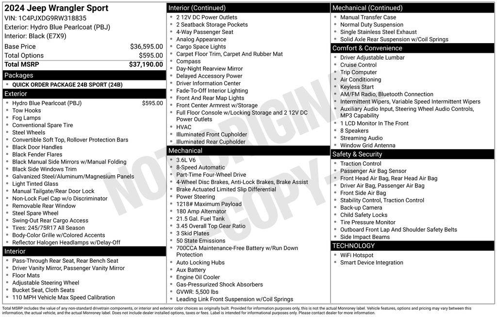 2024 Jeep Wrangler Sport — SUV — 30,569 mi — Loveland, CO