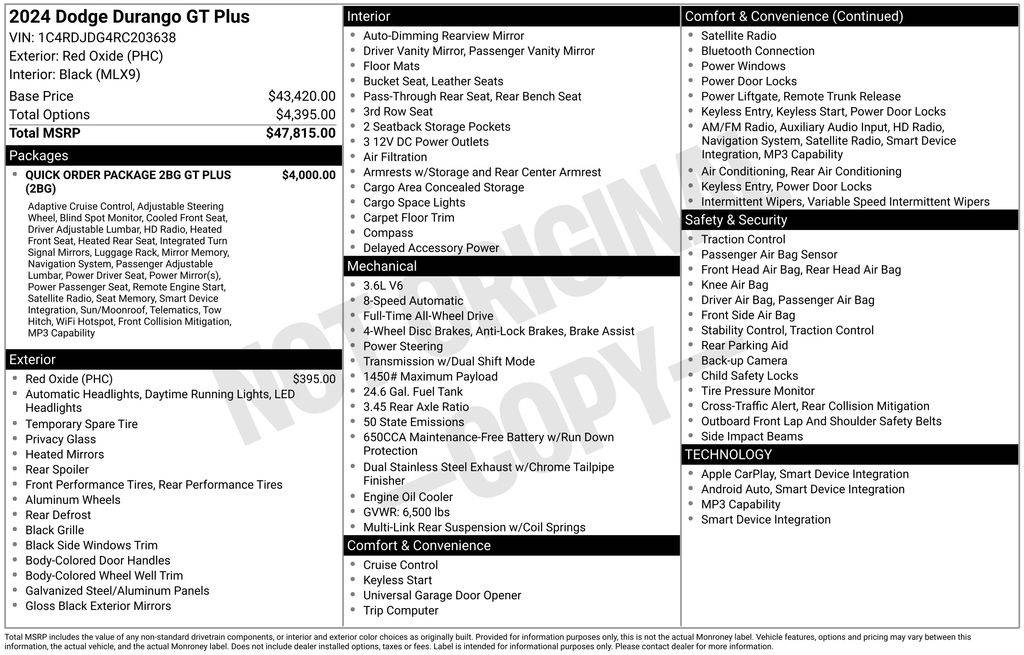 2024 Dodge Durango GT Plus — SUV — 11,927 mi — Loveland, CO