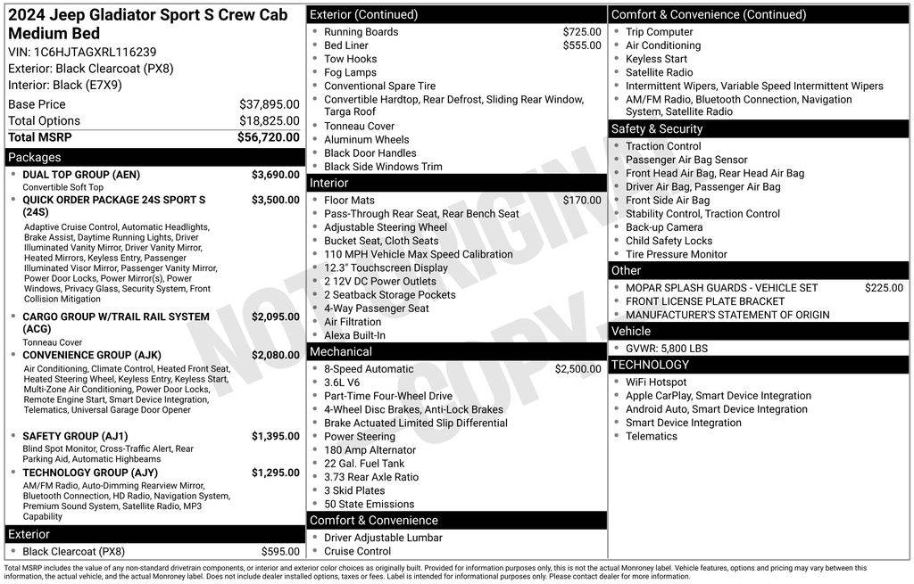 2024 Jeep Gladiator Sport S — Pickup Truck — 11,707 mi — Loveland, CO