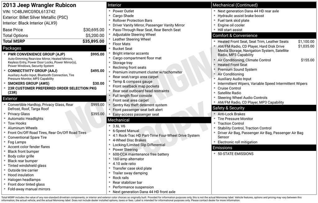 2013 Jeep Wrangler Rubicon — SUV — 24,250 mi — Loveland, CO
