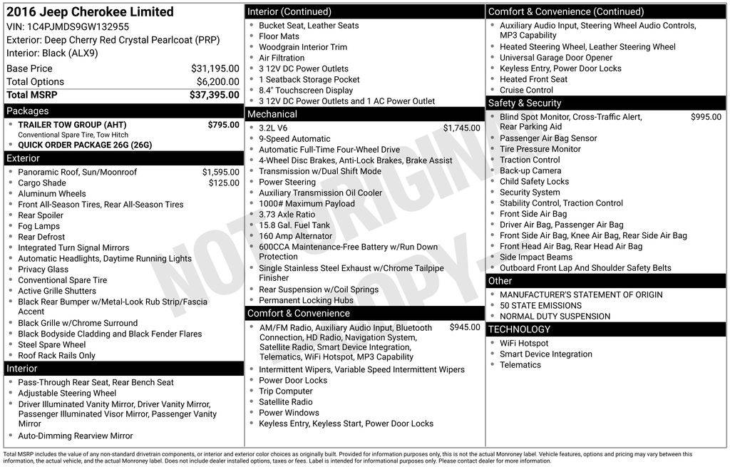 2016 Jeep Cherokee Limited — SUV — 91,228 mi — Loveland, CO