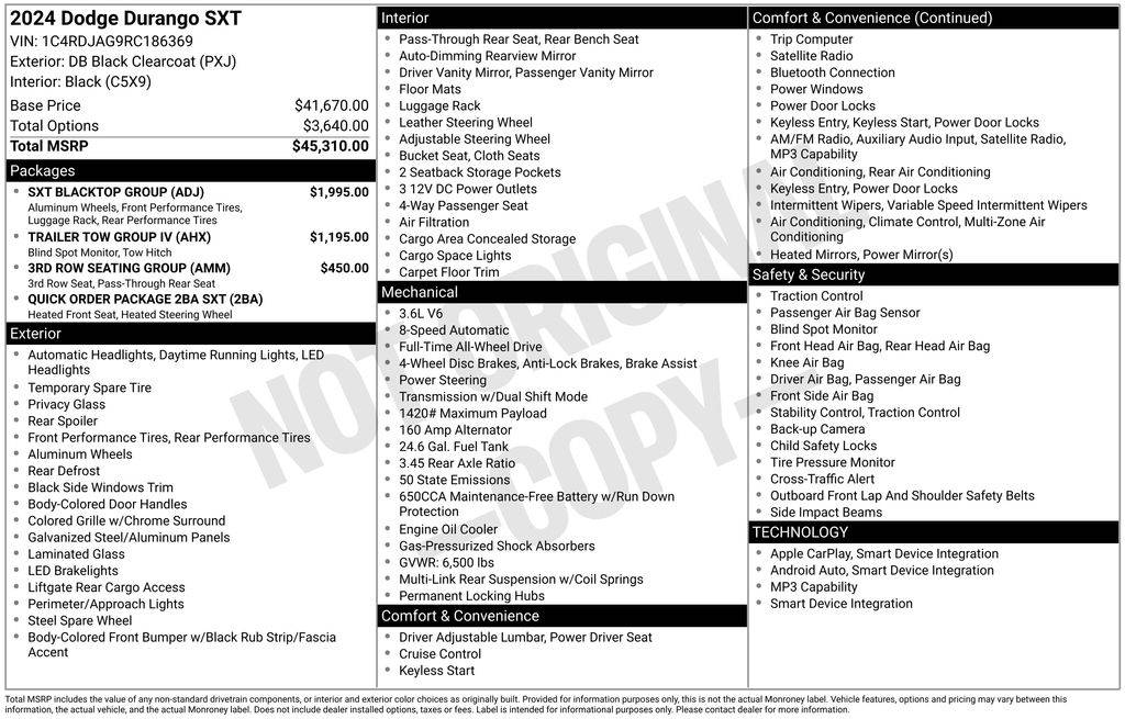 2024 Dodge Durango SXT — SUV — 26,892 mi — Loveland, CO