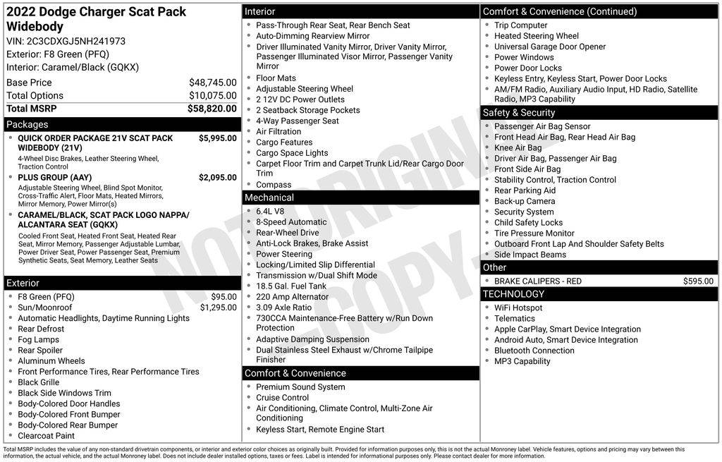 2022 Dodge Charger Scat Pack Widebody — Sedan — 13,473 mi — Loveland, CO