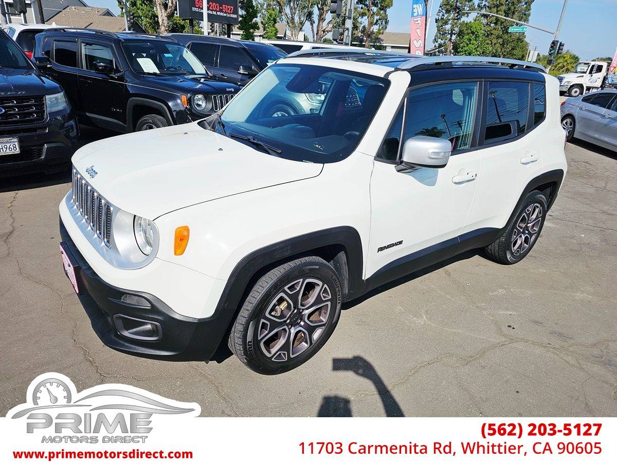 2016 Jeep Renegade Limited — SUV — 115,945 mi — Whittier, CA