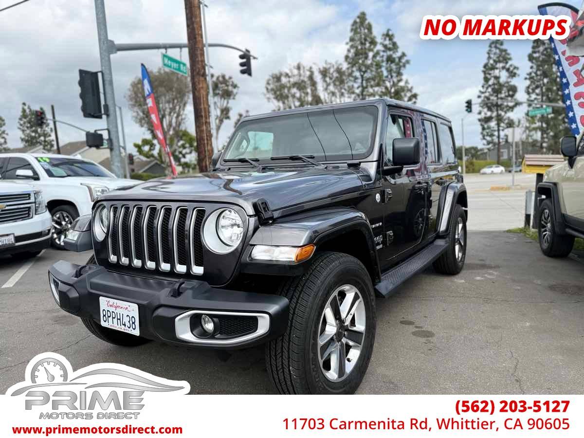 2020 Jeep Wrangler Sahara — SUV — 30,276 mi — Whittier, CA