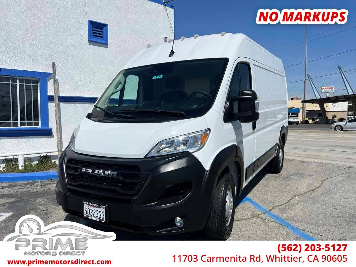2023 Ram ProMaster Cargo Van 1500 — Cargo Van — 37,125 mi — Whittier, CA