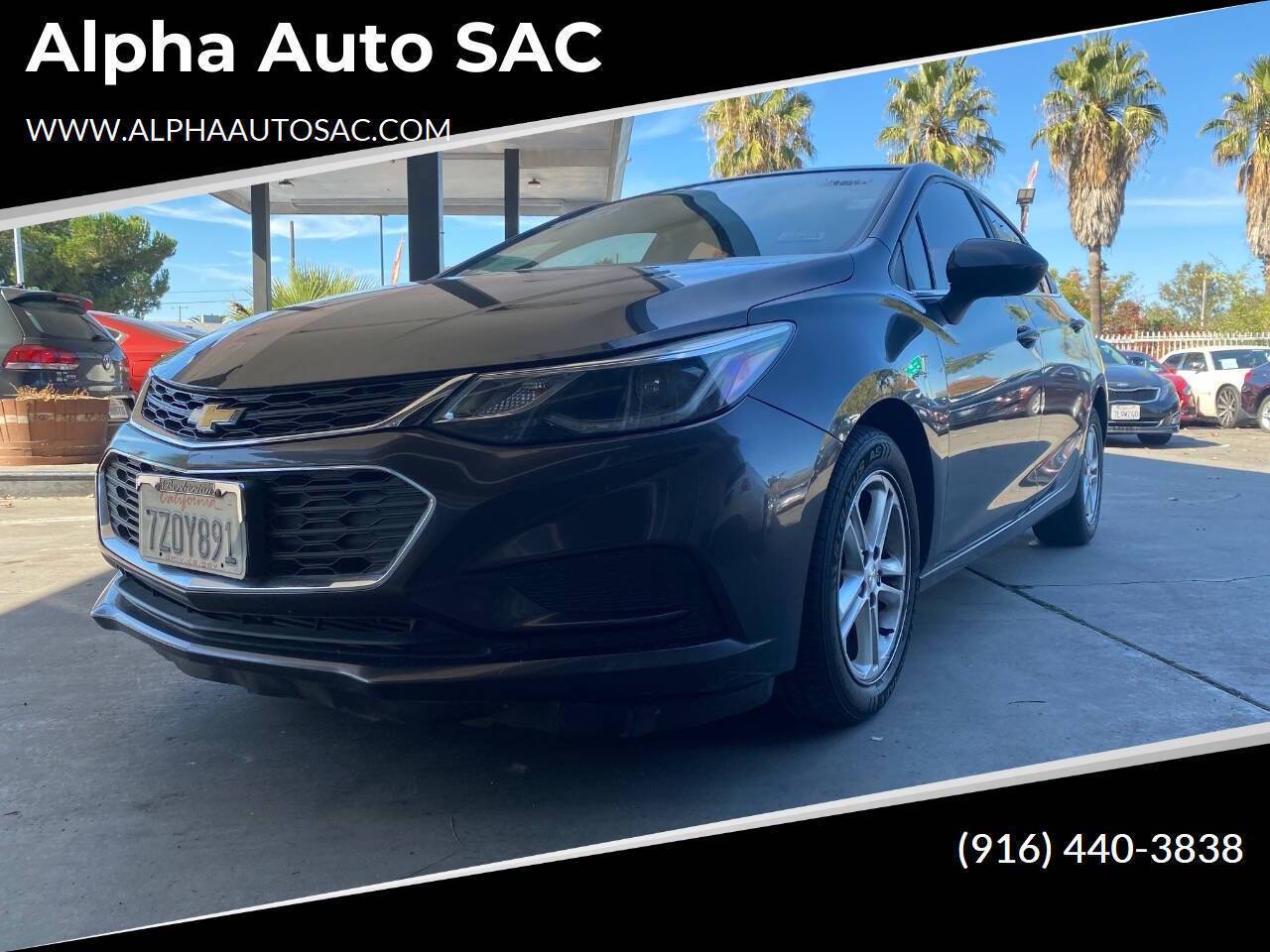 2017 Chevrolet Cruze LT — Sedan — 129,933 mi — Sacramennto, CA