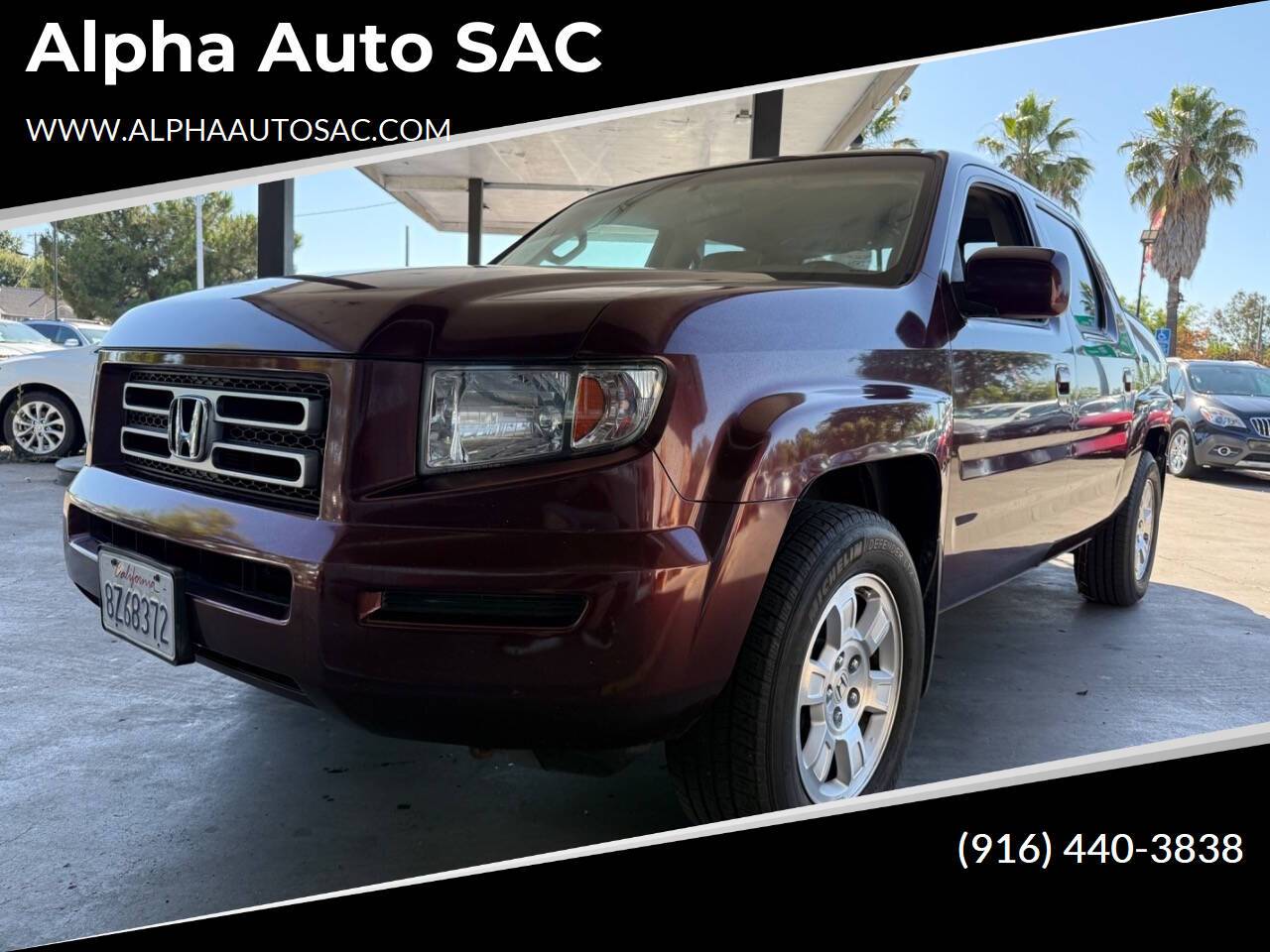 2008 Honda Ridgeline RTL — Pickup Truck — 176,212 mi — Sacramennto, CA