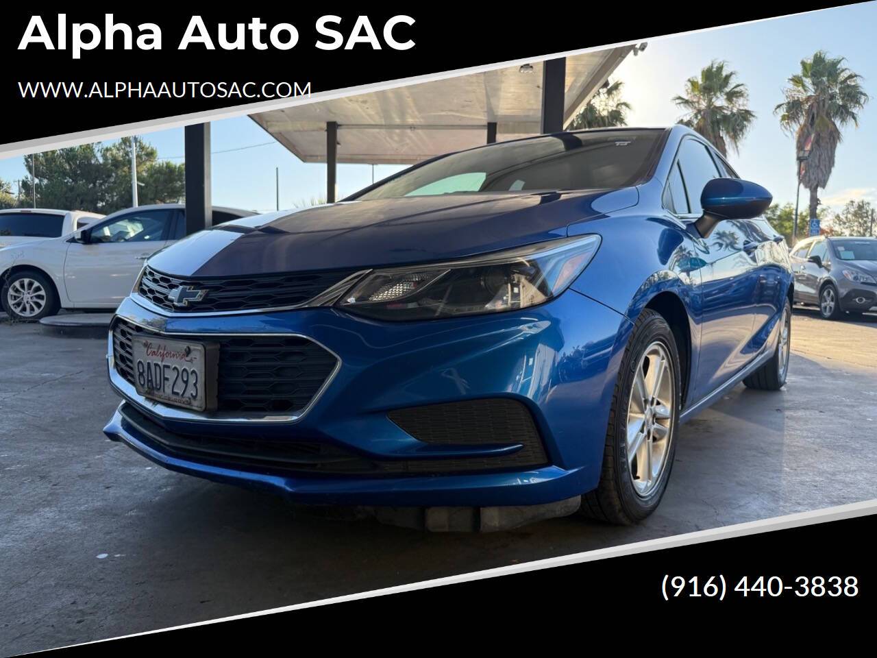 2017 Chevrolet Cruze LT — Sedan — 115,029 mi — Sacramennto, CA