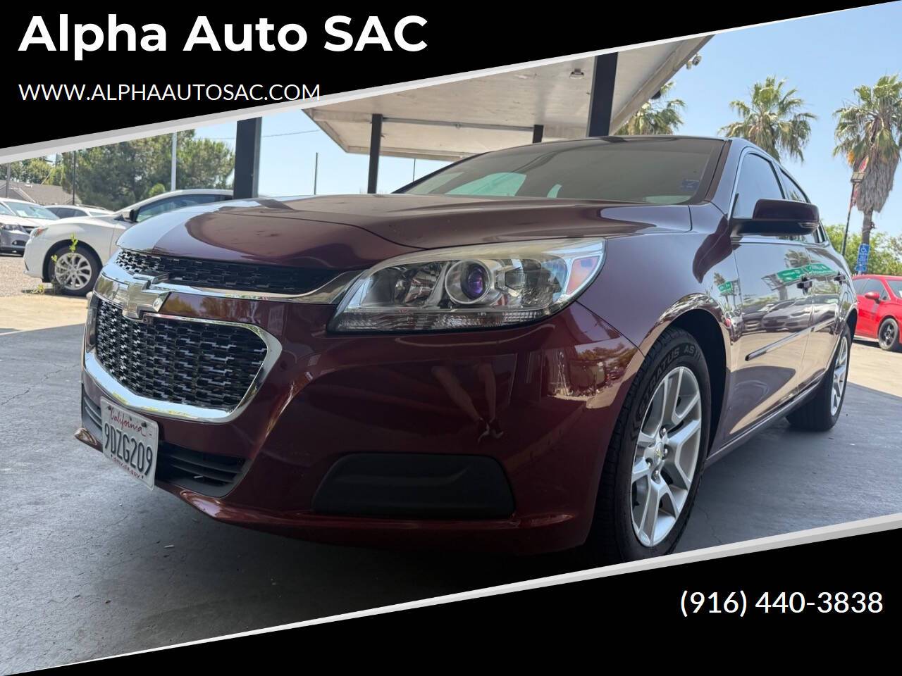 2015 Chevrolet Malibu LT — Sedan — 153,976 mi — Sacramennto, CA