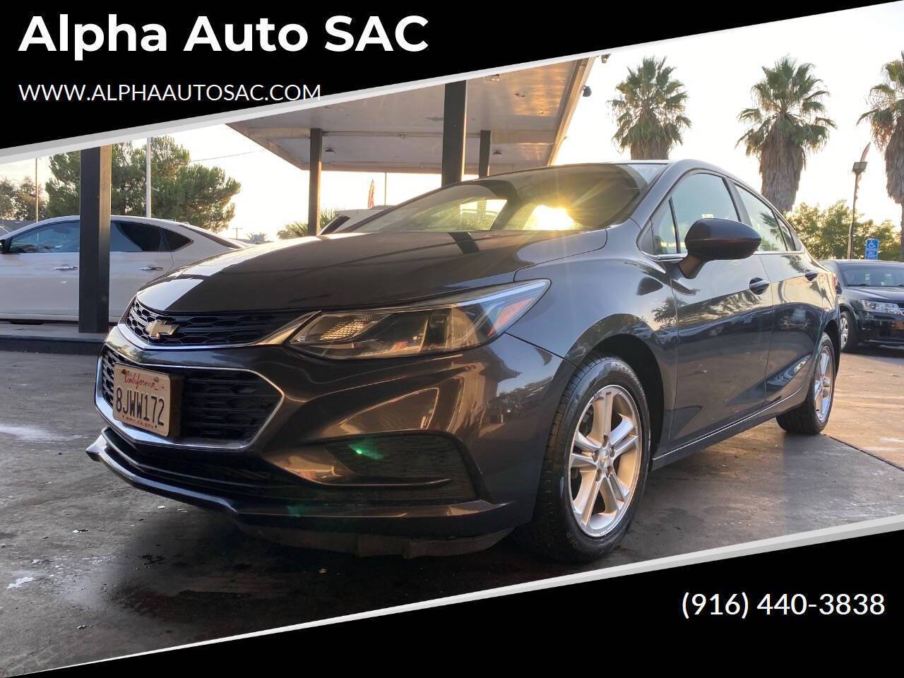 2017 Chevrolet Cruze LT — Sedan — 103,025 mi — Sacramennto, CA