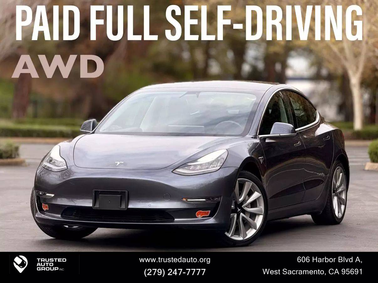 2020 Tesla Model 3 Long Range — Sedan — 38,141 mi — West Sacramento, CA