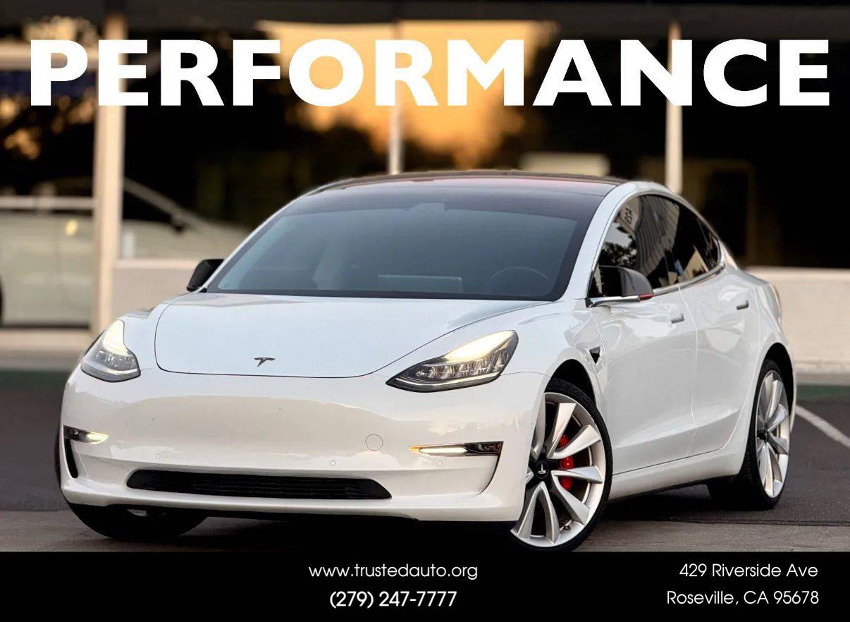 2018 Tesla Model 3 Performance — Sedan — 88,566 mi — West Sacramento, CA