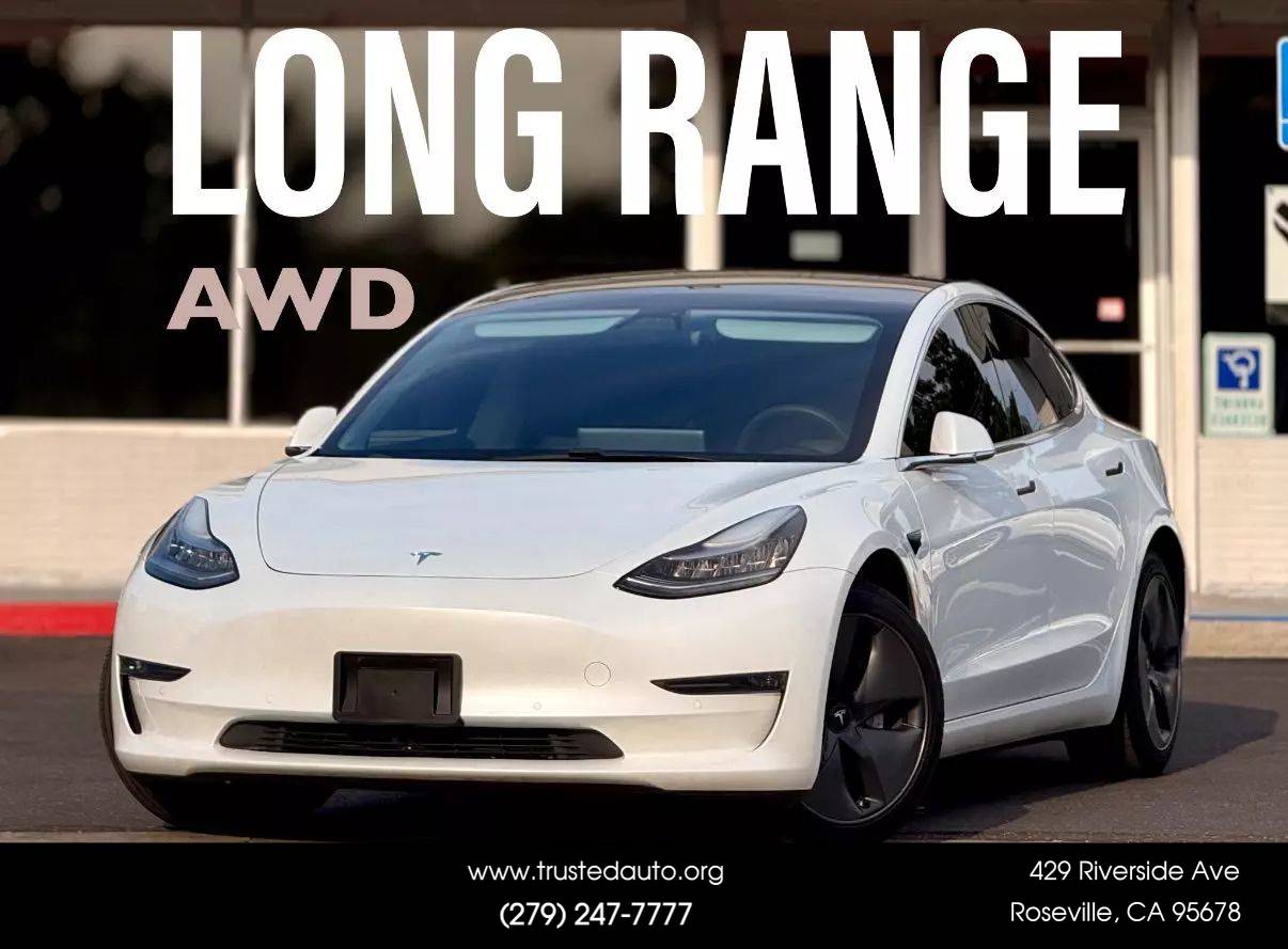 2020 Tesla Model 3 Long Range — Sedan — 104,197 mi — West Sacramento, CA